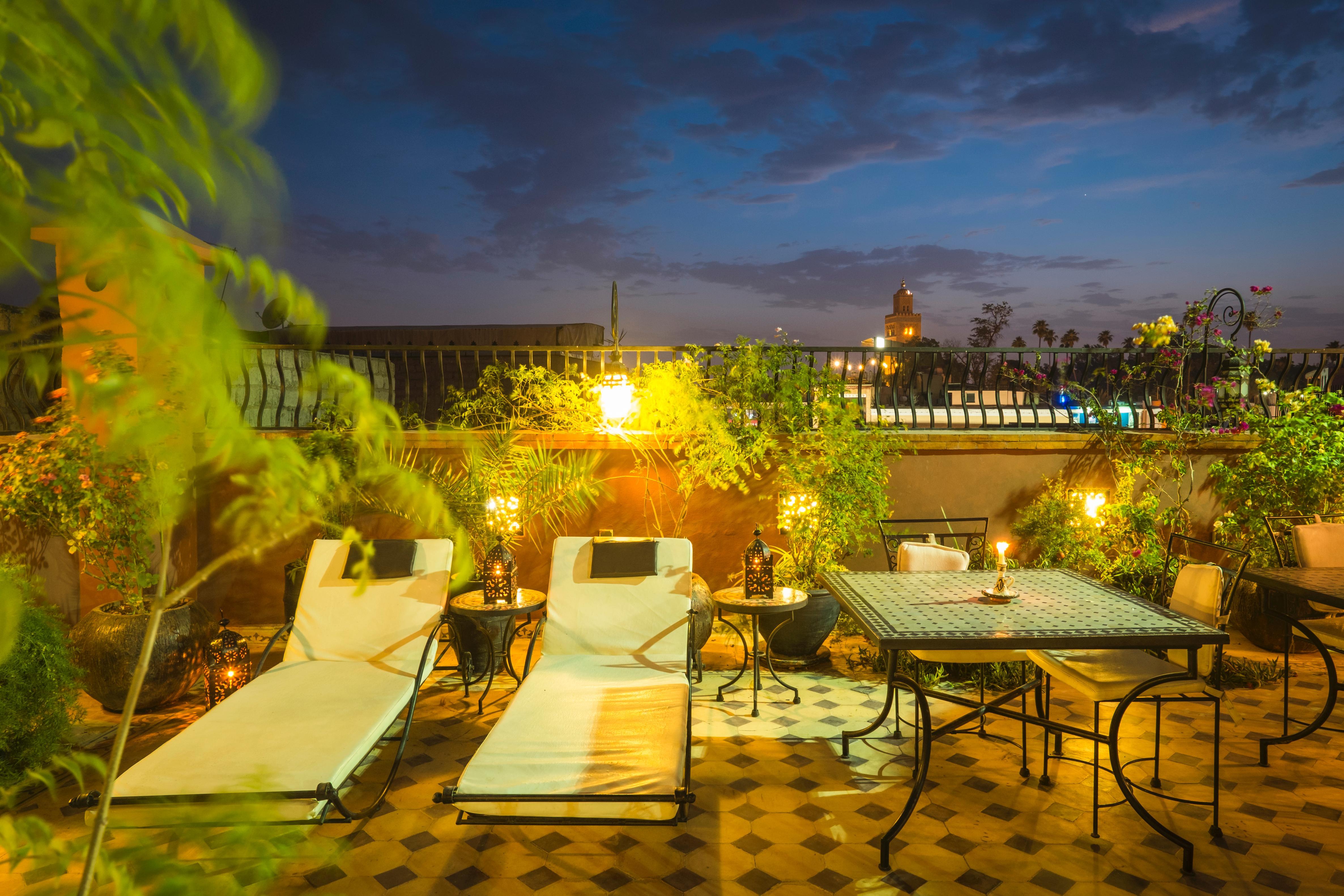 Riad Hamdane Et Spa Marrakesh Restoran foto